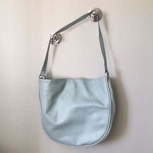 Pale blue leather Bottega Veneta bag
